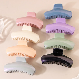 Pinzas de Pelo Grandes y Elegantes al por Mayor para Niñas y Mujeres, Pinzas de Pelo Simples de Acrílico y Plástico para Mujer - Product Image 2