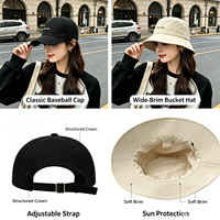 Chapeau Bob en Toile de Coton Imperméable Personnalisé avec Logo Brodé et Impression Numérique aux Couleurs Vives pour Événements Promotionnels