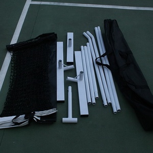 Portable 20FT Poteaux En Acier Inoxydable Plage Badminton Volleyball <span class=keywords><strong>Tennis</strong></span> Net Set Rétractable Pickleball Net - Product Image 6