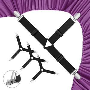 <span class=keywords><strong>Pince</strong></span> de fixation réglable antidérapante <span class=keywords><strong>pour</strong></span> draps, couettes, nappes, housses de canapé et tentes - Product Image 5