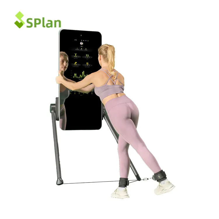 معدات اللياقة البدنية SPlan Gym الجهاز الإلكتروني المضاد للتمارين الرياضية لكامل الجسم الذكي الرقمي صالة ألعاب ذكية منزلية