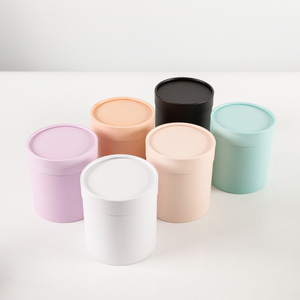 Hộp hoa tròn cầm tay Giáng sinh bán buôn, kiểu xô, dùng để cắm hoa - Product Image 3