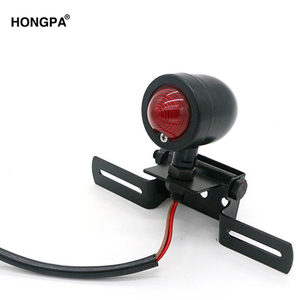 Luz Trasera Retro Vintage para Motocicleta, 12V, Metálica, para <span class=keywords><strong>Motos</strong></span> Cafe Racer - Product Image 4