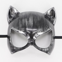Masque de mascarade noir personnalisé pour femme, masque de lapin demi-visage pour Halloween, carnaval, Pâques, fabricant