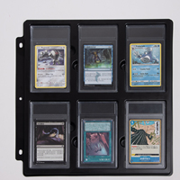 Classeur Premium 6 Pochettes pour Cartes Gradées TCG – Album de Rangement pour Cartes à Collectionner – Taille Standard – Protection en Gros