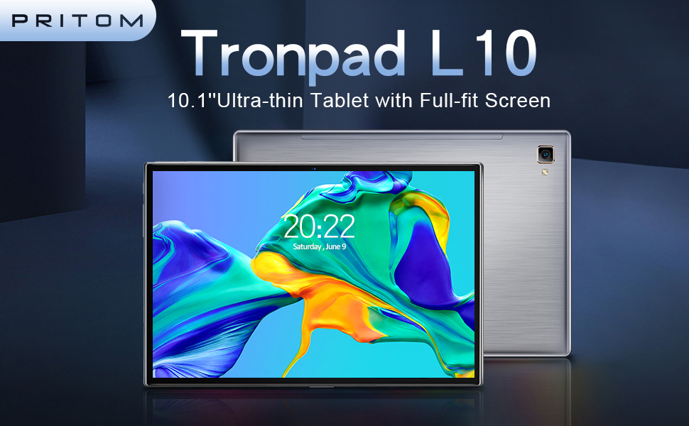 PRITOM L10 10.1インチ SC9863 1.6GHZ 8.0MPリアカメラ搭載 Android