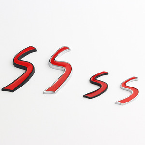 Badge de <span class=keywords><strong>voiture</strong></span> personnalisé en métal 3D, emblèmes de coffre arrière de <span class=keywords><strong>voiture</strong></span>, <span class=keywords><strong>logo</strong></span> <span class=keywords><strong>S</strong></span> pour accessoires Mini - Product Image 2