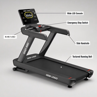 Tapis roulant commercial personnalisé à écran LED amélioré de 21,5 pouces, 3,0 CV, très vendu, pour salle de sport et usage domestique, avec chargeur sans fil