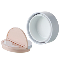 ODM vide PP pot en plastique crème pots de luxe nouveau style cosmétique conteneur pots en plastique avec couvercles et cuillère