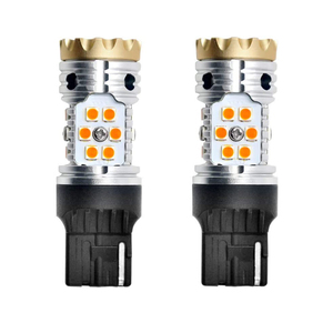 Bombilla led frontal de señal de giro para <span class=keywords><strong>cambus</strong></span>, 7440, sin errores, 24smd3030, 7443 - Product Image 1