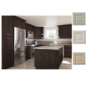 Armoires de cuisine modulaires bon marché de style moderne, assemblées aux États-Unis, en <span class=keywords><strong>bois</strong></span>, pour la construction, les bâtiments, les projets d'appartements et d'hôtels - Product Image 1