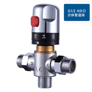 Válvula de Agua Termostática Cromada Mevalon, Alta Presión, Diseño Moderno Ecológico, Salida Única, Accesorio de Grifo de Cobre Solar - Product Image 4