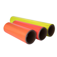 Rouleau de film vinyle auto-adhésif imprimable rétro-réfléchissant de qualité ingénierie PET 5100 de 1,24 x 45,7 m pour la signalisation routière