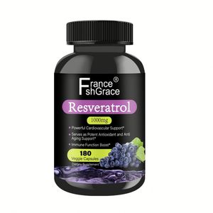 Suplemento de Resveratrol de Alta Calidad que Favorece la Salud del Corazón, el Flujo Sanguíneo y Aumenta el Oxígeno en Sangre para Adultos, Cápsulas de Resveratrol - Product Image 1