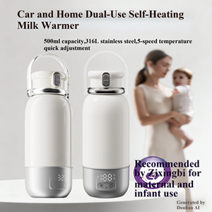 <span class=keywords><strong>Chauffe</strong></span>-<span class=keywords><strong>biberon</strong></span> électrique portable USB pour réchauffer le lait maternel et les préparations, idéal pour les voyages et les aventures en plein air - Product Image 1