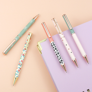 Penna a sfera in metallo con design personalizzato stampa a trasferimento termico a colori penna a sfera in metallo con logo personalizzato - Product Image 2