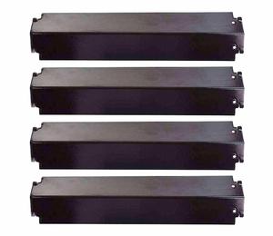 4 in One Set Porcelain Steel Heat Plate Shield, <strong>Grill</strong> Burners Cover <strong>Replacement</strong> for Charbroil <strong>Gas</strong> <strong>Grills</strong> <strong>Parts</strong>