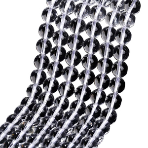 7A CNAS Quartz Bulk Gemstones White Loose <strong>Beads</strong> 4-12mm Size for Fashion Accessories Jewelry Making 8mm Featuring Diamond <strong>Emerald</strong> - Product Image 1