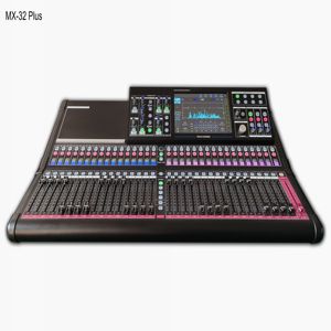 MX-32PLUS 32-Kanal Professionelles DJ-Mischpult Mehrspur-Dante-Aufnahmesystem Touchscreen Digitales Mischpult - Product Image 1