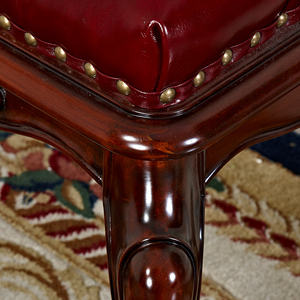 เก้าอี้หนังไม้มะฮอกกานีเฟอร์นิเจอร์ตกแต่งบ้านสไตล์อเมริกันเก้าอี้เปลี่ยนรองเท้าสำหรับ G366ห้องนอน - Product Image 5