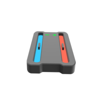 Station de charge 2-en-1 Aomiou pour 2 manettes Nintendo Switch, station de charge Type-C 2 ports avec câble, compacte