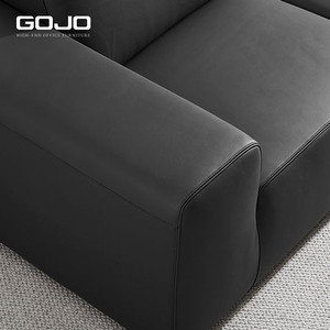 Yeni stil oturma odası kanepe modüler tasarım çağdaş ofis kanepeler 3 <span class=keywords><strong>4</strong></span> kişilik Modern deri kanepe seti - Product Image 3
