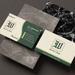 Cartes de visite minimalistes personnalisées, design simple, carte de visite personnalisée pour les entrepreneurs de petites entreprises - Product Image 6