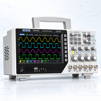 Oscilloscope numérique à mémoire Hantek DSO4084C 80 MHz 4 canaux 1GSa/s avec décodage UART I2C SPI CAN et AWG pour R&D embarqué