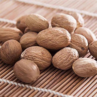 Nouvelle Récolte Muscade Entière Séchée AD Aromatique Jaiphal 50Kg Vente en Gros Directe Usine Chine Faible MOQ Service d'Étiquetage Personnalisé