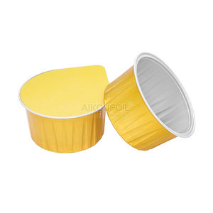 Recipientes <span class=keywords><strong>de</strong></span> aluminio desechables para alimentos, productos en rollo y carne, caja aislante, moldes individuales para mini pasteles congelados - Product Image 3