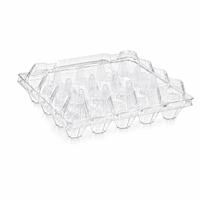 Boîte de rangement portable pour 20 œufs, antichoc, avec couvercle, en plastique protecteur, pour camping, voyage en extérieur et barbecue