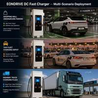 Nouvelle station de recharge pour véhicules électriques EONDRIVE OCPP1.6 360 kW 400 V GBT, borne de recharge rapide DC pour parking extérieur