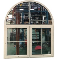 Ventana Arqueada de Fabricante de Foshan, Ventana Interior Arqueada con Diseño de Rejilla a Precio Económico