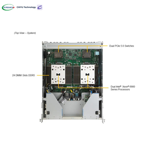 Supermicro GPU superserver SYS-820GP-TNAR + 8U Rackmount máy chủ nvi Dia hgx A100 8 GPU ai đào tạo học sâu trong kho - Product Image 2