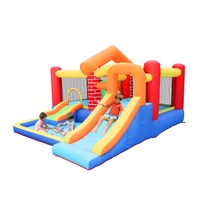 Nouveau design de château gonflable avec toboggan, château gonflable pour enfants pour fête en plein air, maison de rebond pour enfants avec toboggan