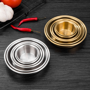 Stainless Steel <b>Sauce</b> Dish Set 304 Round Condiment Cup For Party Dipping Bowl - Product Image 1