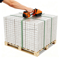 Machine à cerclage portative, batterie au lithium 4000 mAh, outils de cerclage électriques portables, machine à cerclage entièrement automatique pour sangles PP PET