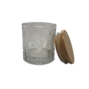 Personnalisé imprimé en gros pas cher grand cylindre belle conçu vide parfumée mat bocal en verre dépoli avec couvercle - Product Image 3