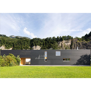 Casa prefabricada HEGE de estructura de acero ligero, diseño moderno de dos pisos con garaje y balcón. - Product Image 4