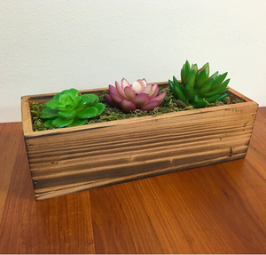 Jardinière en <span class=keywords><strong>bois</strong></span> rustique et vintage bon marché pour la maison et le <span class=keywords><strong>jardin</strong></span> - Product Image 4