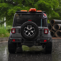Support de drapeau en alliage d'aluminium pour hayon, fixation sur charnière de porte arrière pour Jeep Wrangler JK JL