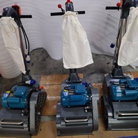 Machine à poncer et polir les sols facile à utiliser, machine de rénovation pour parquet massif, machine à poncer les sols
