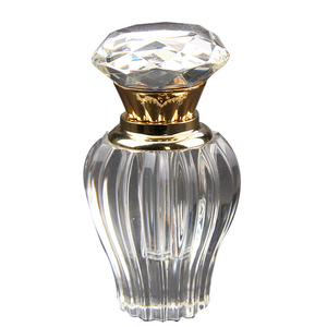 Verrerie de luxe de soins personnels avec couvercle, Design de beauté personnalisé en usine, Mini bouteilles de parfum transparentes faites à la main - Product Image 1