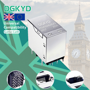 RJ45 nữ để nữ Ethernet LAN Mạng kết nối mạng RJ45 cổng cáp mạng Splitter 1 đến 2 kênh - Product Image 1