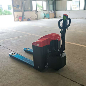 Transpaleta eléctrica CBD30 170HA de 3 toneladas con ruedas todoterreno de 300 mm para uso en sitios de construcción y almacenamiento en frío - Product Image 4