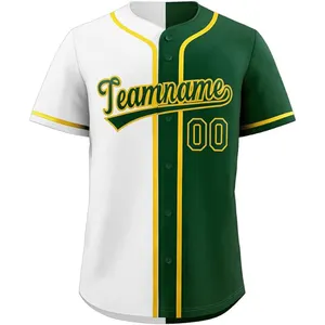 Design all'ingrosso della fabbrica di personalizzazione rapida asciugatura Logo giovanile sublimata maglie da Baseball maglia maglia da Baseball