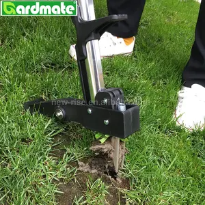 Garden Stand-up Weeder Steel Weeding Root Puller Dandelions Remover Tool with 4 Claws and Ergonomics D Handle