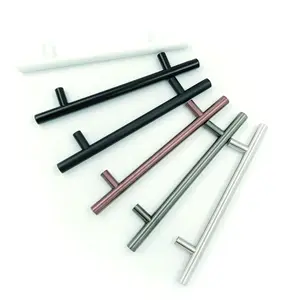 Stainless Steel 150mm cheap cabinet handles T Bar cabinet hardware furniture drawer cupboard handles