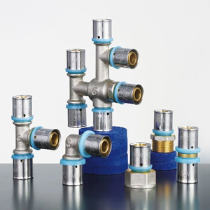 Raccords en laiton MET M Profile CSTB AENOR WRAS Raccords de tuyauterie multicouches approuvés Raccords de presse en laiton - Product Image 1