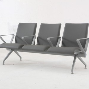 Sillas de Espera Ssouy, Hilera de Asientos Azul Gris Beige con Pasamanos SD-985, Asientos Públicos - Product Image 2